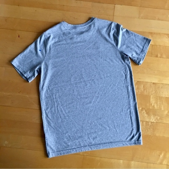 Nike Logo Short Sleeve Tee, Gray, White, Size XL (Youth) - Picture 16 of 16